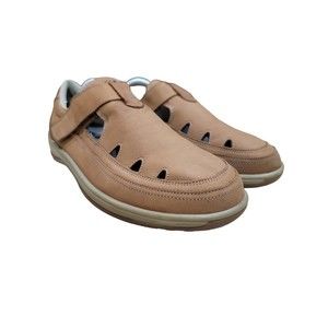 Orthofeet Serene Women's Brown Comfort Leather Walking Shoes Loafers Sz 11.5 B